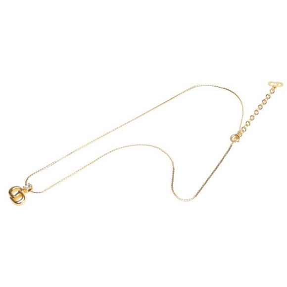 Authentic Dior necklace CD logo Christian Dior gold plated designer jewelry - Picture 4 of 7